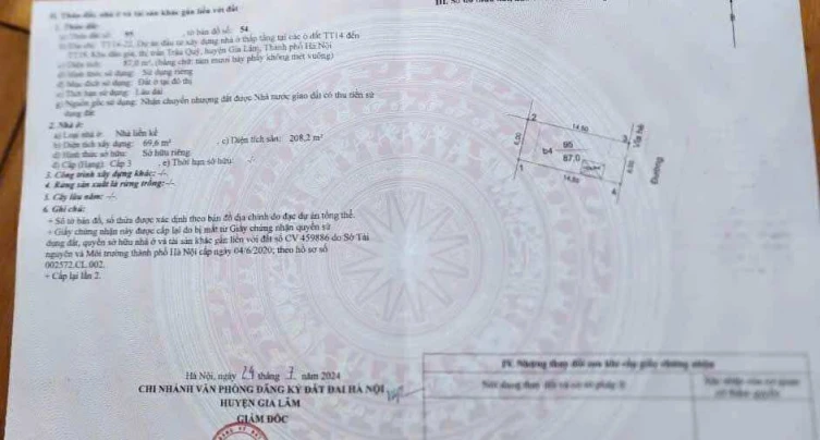 CẦN BÁN 136 M2 KHU 31HA - GIA LÂM, GIÁ CHỈ 135 TR/M2, LH 0985865658