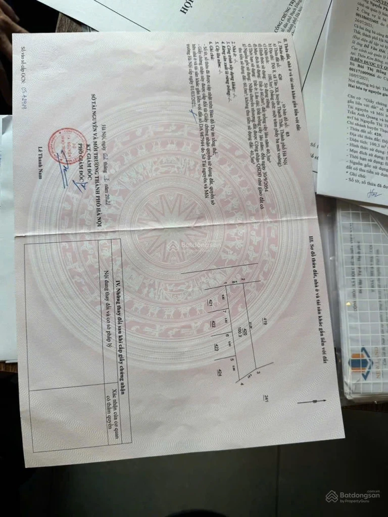 CƠ HỘI ĐẦU TƯ SINH LỜI CAO, BÁN LÔ ĐẤT TẠI TÂN XÃ, THẠCH THẤT, HÀ NỘI.