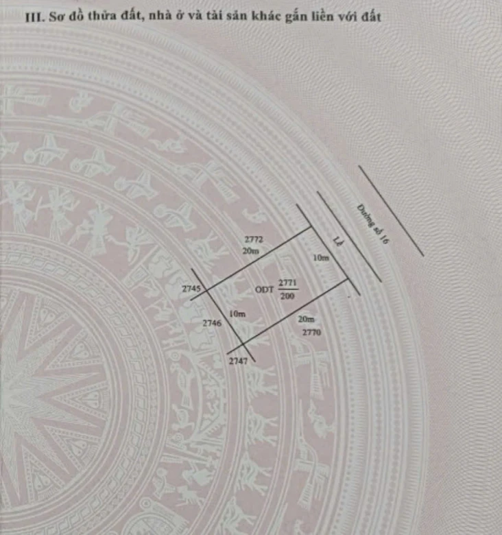 200m2 OĐT đường số 16, Tây Nam Centre Golden Trung Tâm Thủ Thừa, lối ra cao tốc Châu Thành