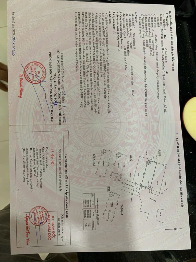 CHÍNH CHỦ BÁN NHÀ ĐƯỜNG HOÀNG HOA THÁM, PHƯỜNG 5, Q. BÌNH THẠNH, HỒ CHÍ MINH