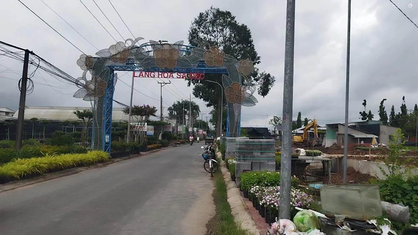 Bán đất thổ cư 196m2 Sổ Hồng Làng Hoa, Tân Quy Đông, TP. Sa Đéc, Đồng Tháp. Giá 3.2 tỷ. Hướng Tây Nam.