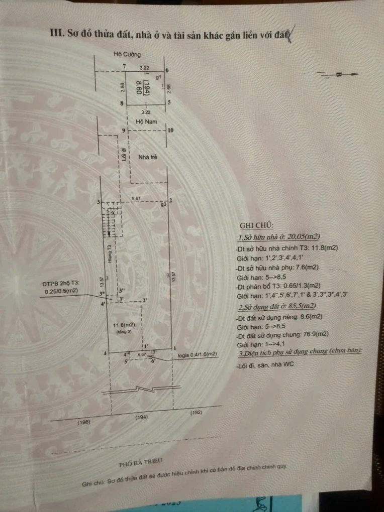 BÁN NHÀ MẶT PHỐ BÀ TRIỆU CĂN TẬP THỂ 21M2 GIÁ ĐẦU TƯ SỬA CHỮA