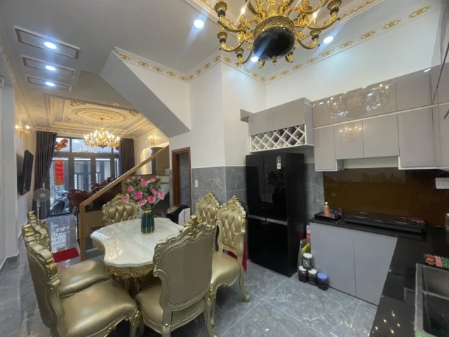 Bán nhà 4 tầng đường  Số 6, Long Trường, Q9, Thủ Đức, TP HCM. DT - 56m2, 4PN, SH, 6.65 tỷ - 0933125879