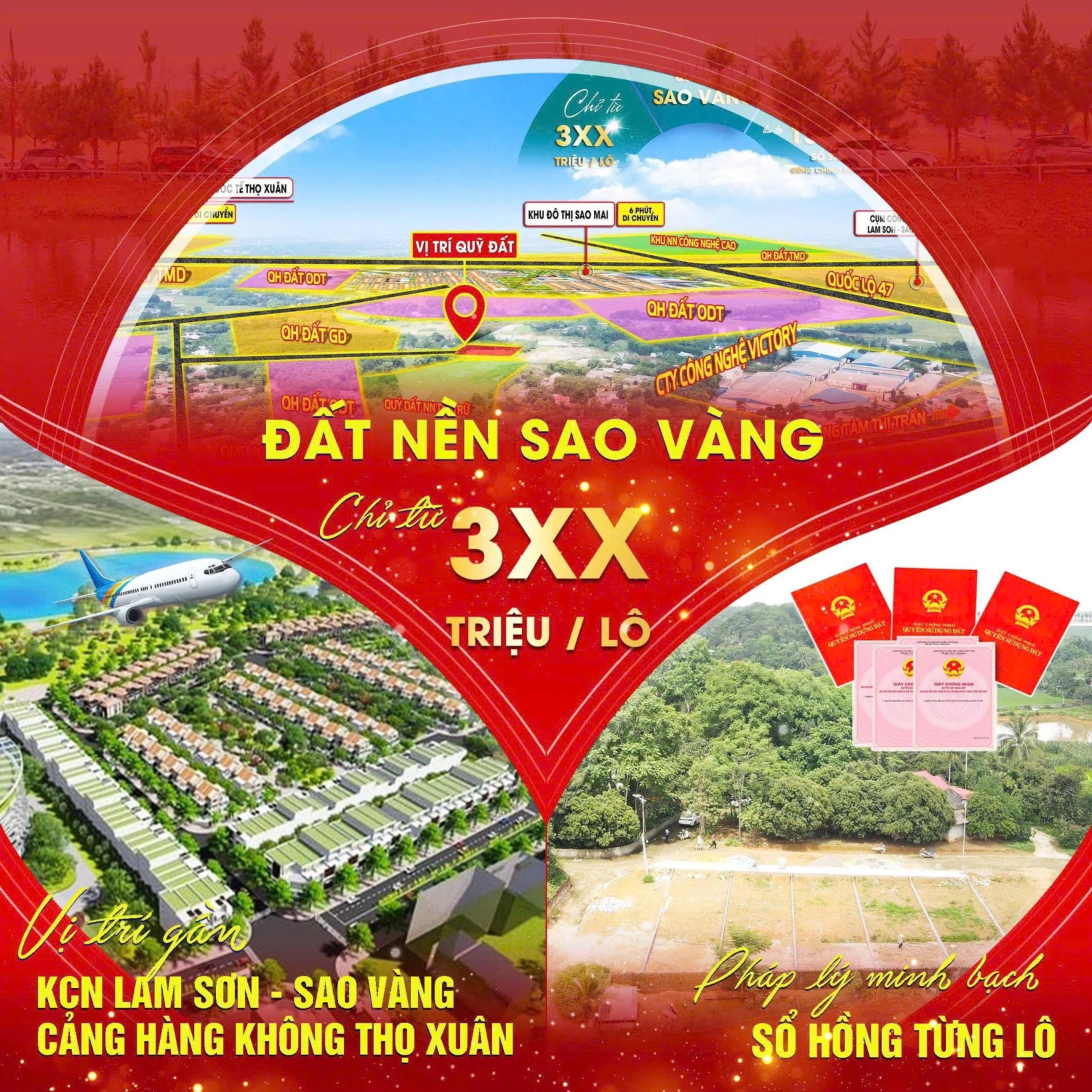 𝐂𝐡𝐢̉ 𝐜𝐨̀𝐧 𝟒 𝐥𝐨̂ 𝐥𝐢𝐞̂̀𝐧 𝐤𝐞̂̀ 𝐝𝐮𝐲 𝐧𝐡𝐚̂́𝐭
ĐẤT LÕI ĐÔ THỊ LAM SƠN – CHỈ 3XX TRIỆU/LÔ