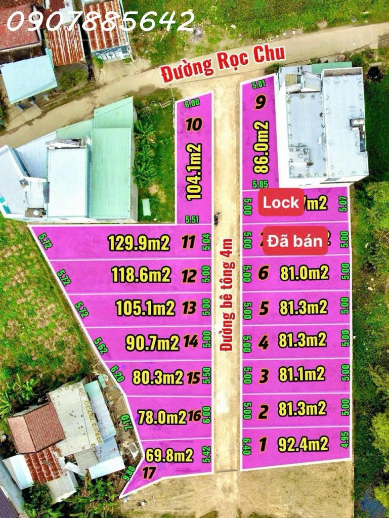 Mở bán đất nền thổ cư tại khánh hoà