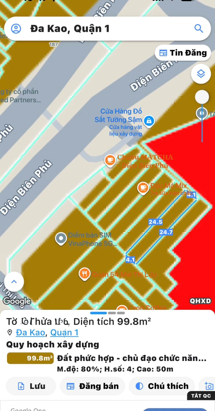 HIẾM 100M2 DT 4M*25M VUÔNG ĐẸP - BÁN NHÀ C4 ĐƯỜNG ĐIỆN BIÊN PHỦ, QUẬN 1 - NGAY VÒNG XOAY GIAO ĐƯỜNG NGUYỄN BỈNH KHIÊM - GIANG GIANG:0938676685