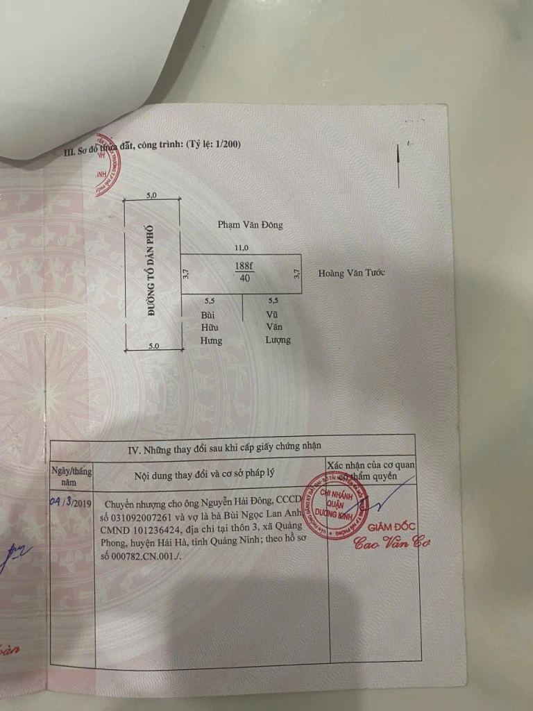 Nhà cấp 4 Tân Thành Dương Kinh giá 1.3xx tỷ – Hàng hiếm khu trung tâm, ngõ 5m ô bàn cờ  ZALO 0567 222 555