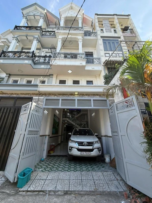 bán nhà hẻm lâm thị hố q12, 70m2, 4 tầng, 4pn, sổ hồng, giá tốt 5.7 tỷ!