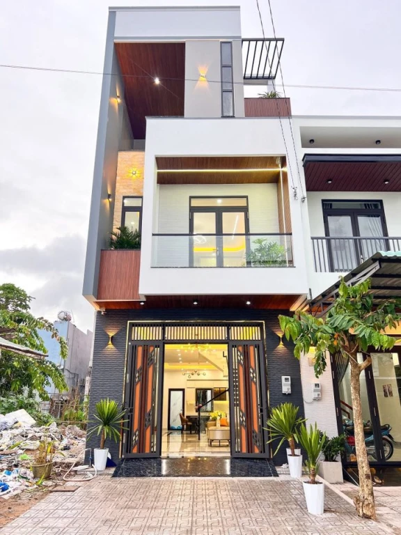NHÀ MỚI XÂY – 1 TRỆT 2 LẦU – KIẾN TRÚC HIỆN ĐẠI – ĐẸP MẮT – THỦ DẦU MỘ
