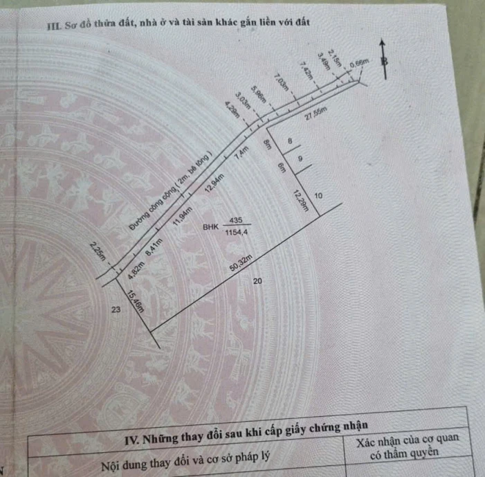 CẦN BÁN LÔ ĐẤT NGANG SIÊU KHỦNG 50,32M2 * 26,29M - TỔNG DT ĐẤT 1154,4M2 - CHỈ 2,7T THƯƠNG LƯỢNG TRỰC TIẾP GIÁ TỐT