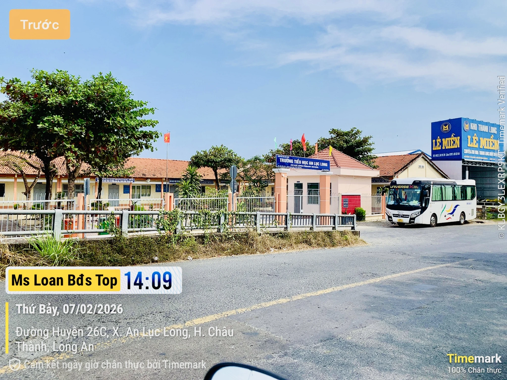 Bán đất thổ cư 150m² (5x30m) xã An Lục Long, Châu Thành, Long An sổ hồng riêng