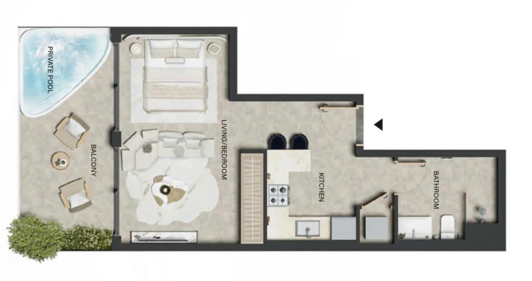 BÁN CĂN HỘ CAO CẤP DUBAI – PRIVATE POOL  ESCROW 100% ( HOA HỒNG MÔI GIỚI 1%