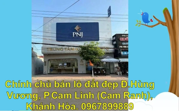 ⭐Chính chủ bán lô đất đẹp Đ.Hùng Vương, P.Cam Linh (Cam Ranh), Khánh Hòa. 0967899889