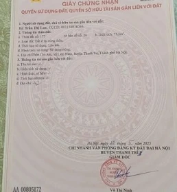🔹Chính chủ bán nhà đất giá rẻ nhất tại thôn Thọ Am, xã Liên Ninh (Thanh Trì), Hà Nội, 0982067128