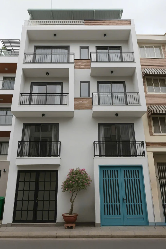 Bán nhà mặt tiền Cộng Hòa Tân Bình – CHDV cao cấp – 5 tầng – ngang 5.4m – thu nhập 600 triệu/năm