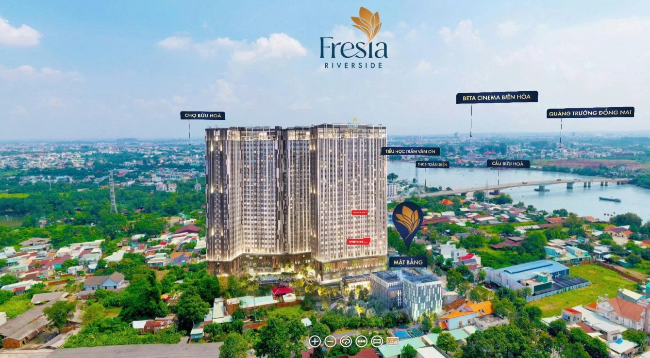 Thanh toán 450 triệu nhận ngay căn hộ 2PN-View sông Đồng nai