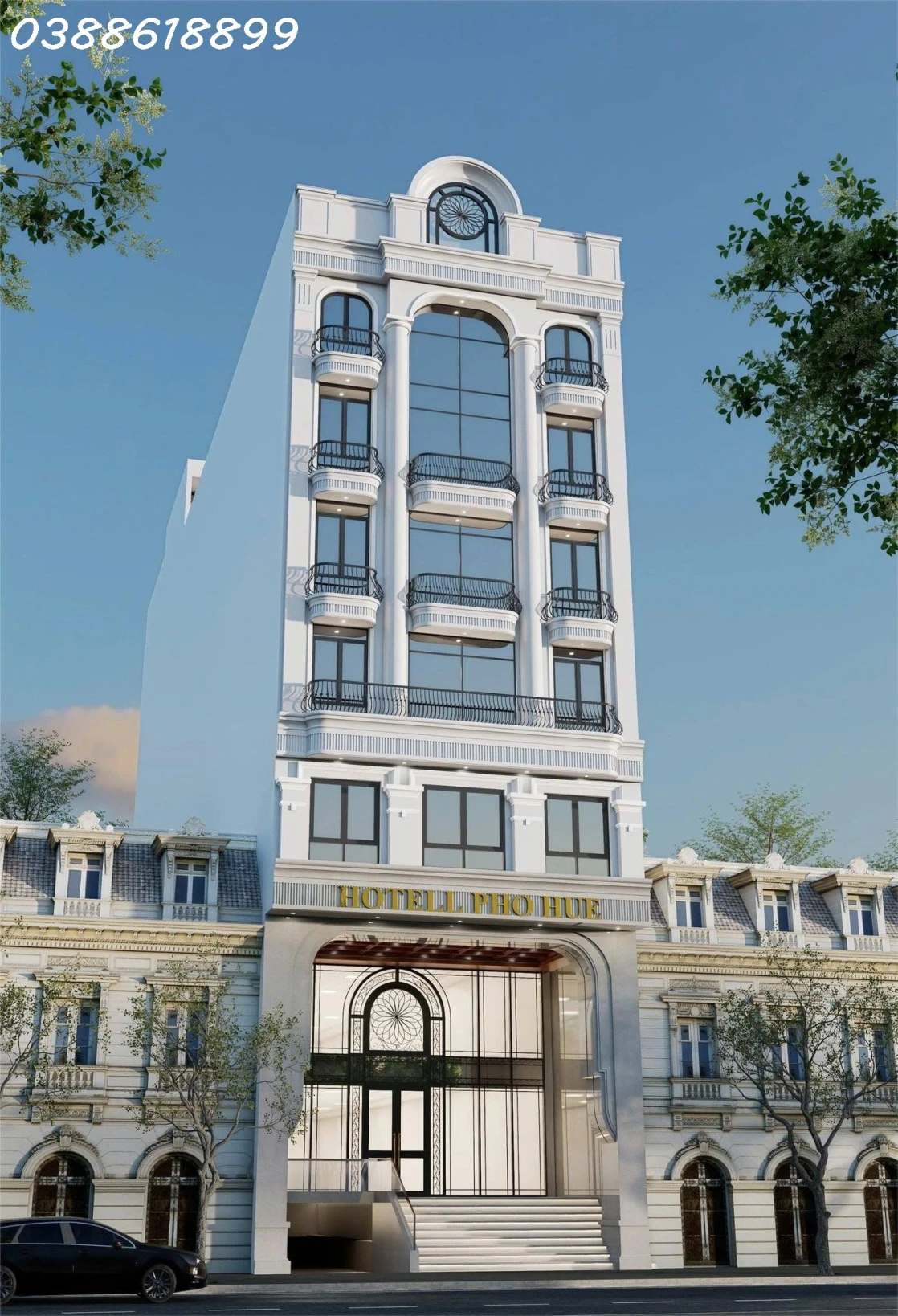 🏡 BÁN TOÀ KHÁCH SẠN MẶT PHỐ HUẾ - HAI BÀ TRƯNG - 386M2 - 11 TẦNG - MT 10M - GIÁ 520 TỶ