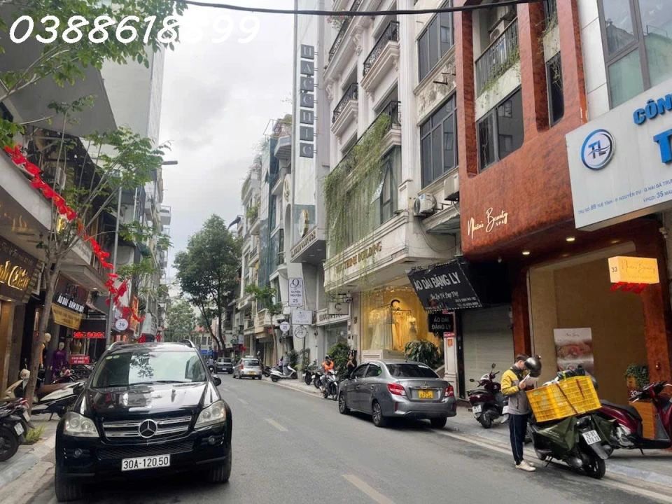 BÁN TOÀ BUILDING MẶT PHỐ BÀ TRIỆU -  HAI BÀ TRƯNG - 105M x 10 TẦNG THÔNG SÀN, MT 6,5M - DT 200TR/ THÁNG -VỊ THẾ ĐẲNG CẤP