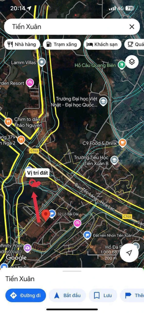 VỊ TRÍ VIP CỦA VIP ngay đại lộ thăng long , ngã tư miễu, 75 m2 giá chỉ 3ty500