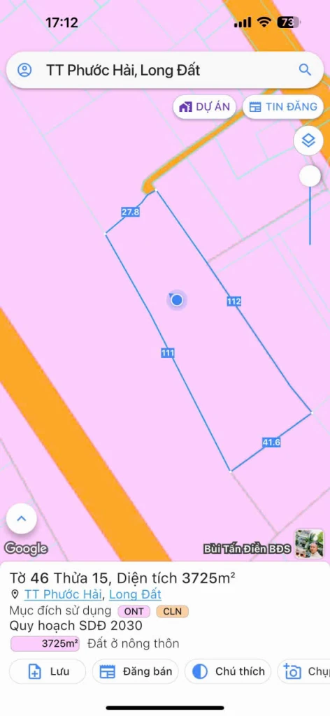 Chính chủ gửi bán đất ngay Mỹ Thuận-Long Mỹ-Bà Rịa (Phước Hải Long Đất mới,gần trường cấp 3 Dương Bạch Mai- Bà Rịa) -0909808615