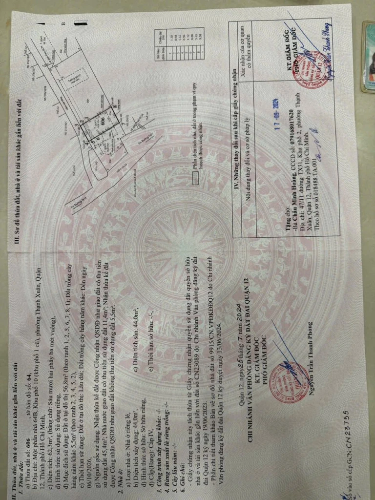 Đất Giá Rẻ Thạnh Xuân 13 – 5.7x11m – Sổ Riêng – Gần PiCity – Bán Đất Tặng Nhà