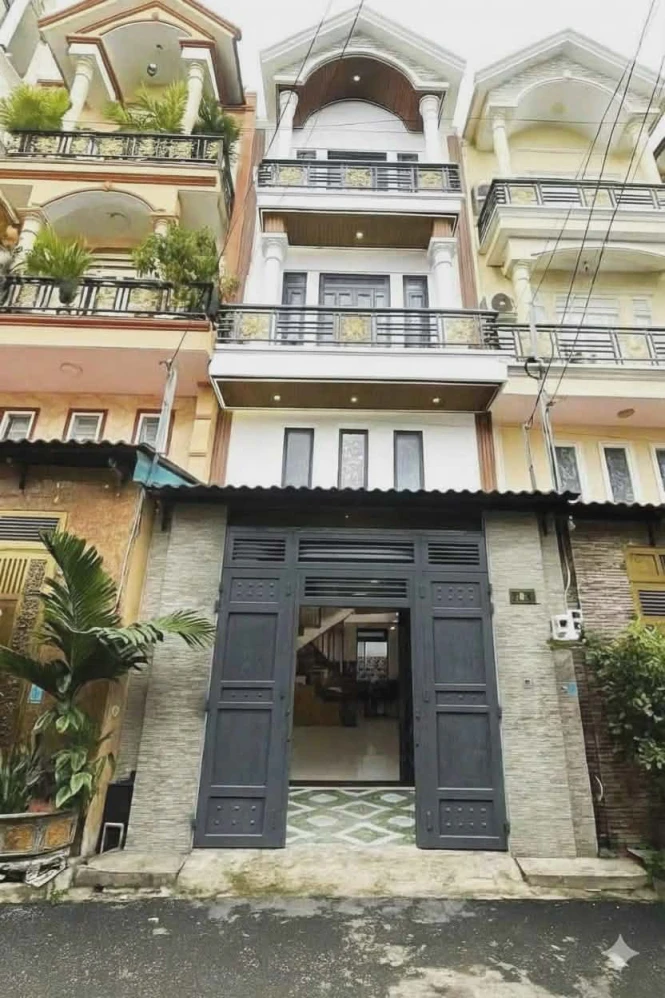 NHÀ 4 TẦNG SANG TRỌNG FULL NỘI THẤT 54M2, HẺM XE HƠI THÔNG TRẦN THỊ NĂM, TÂN CHÁNH HIỆP, QUẬN 12.