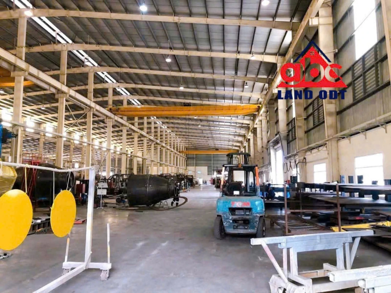 XT055 CHO THUÊ NHÀ XƯỞNG, khung thép kiên cố thu hút nhiều ngành nghề, sẵn xưởng