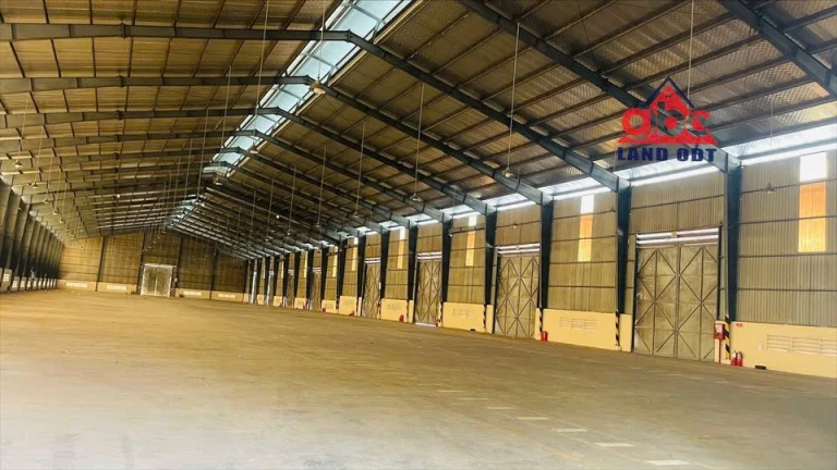 XN128 cho thuê kho lưu hàng, khung thép tiền chế, phù hợp vận hành loigistic