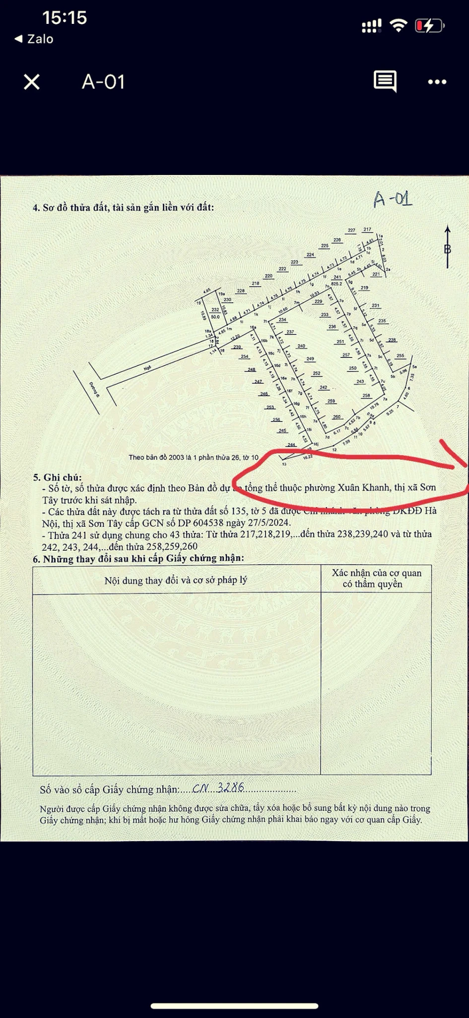 CẦN BÁN ĐẤT CHÍNH CHỦ TẠI PHƯỜNG XUÂN KHÁNH, THỊ XÃ SƠN TÂY, HÀ NỘI