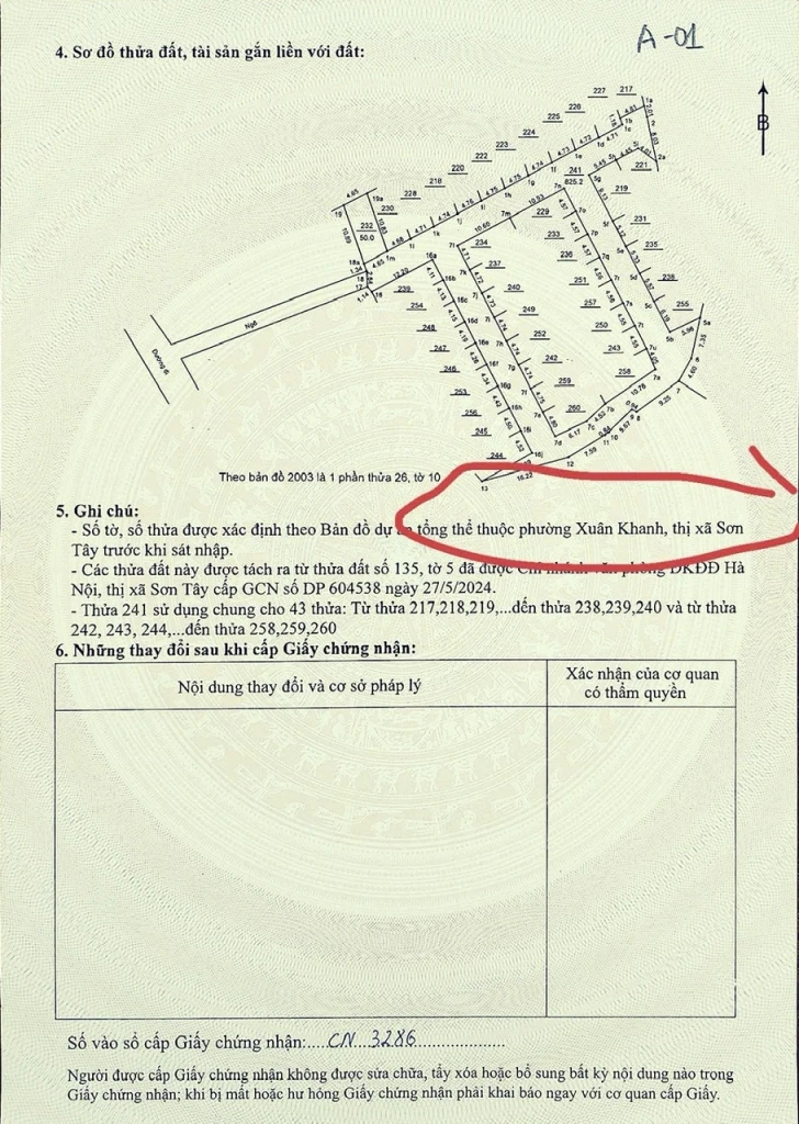 ĐẤT ĐẸP  - CHÍNH CHỦ TẠI PHƯỜNG XUÂN KHÁNH, THỊ XÃ SƠN TÂY, HÀ NỘI