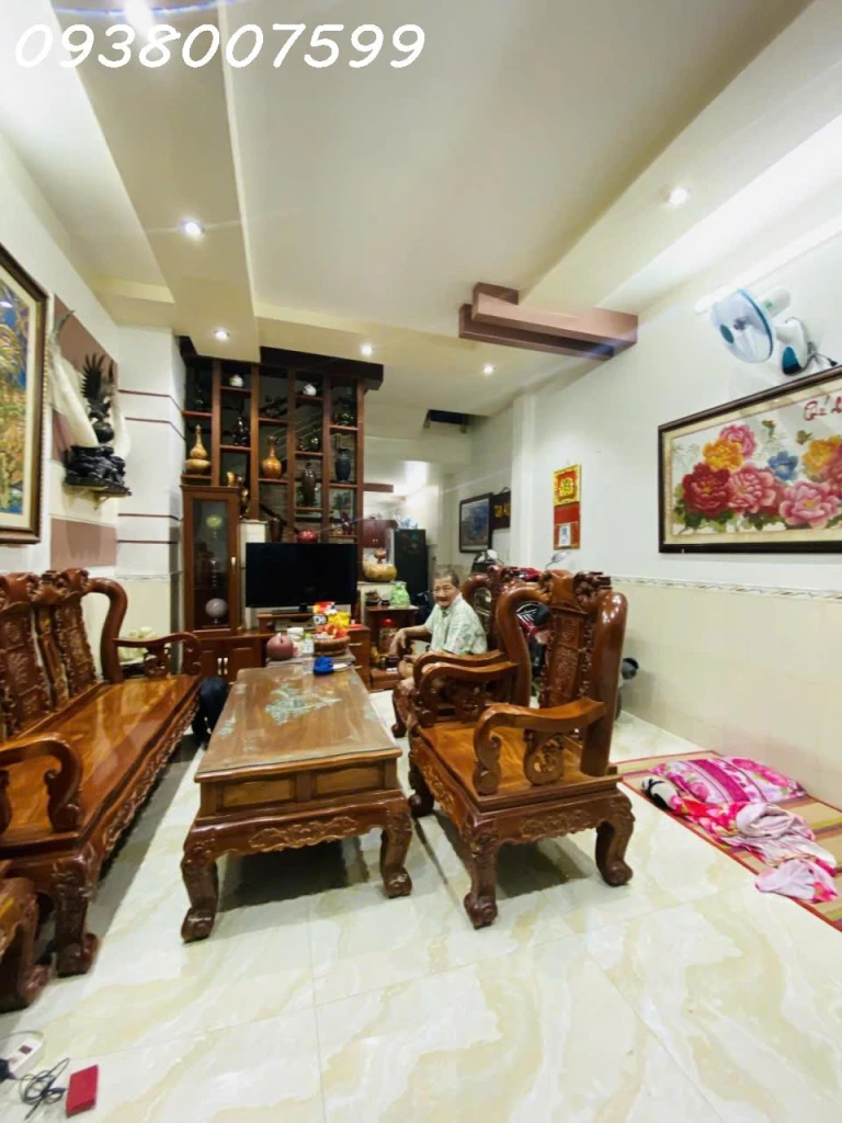 HẺM XE HƠI 7M THÔNG – NHÀ 4 TẦNG KIÊN CỐ – QUẬN 7