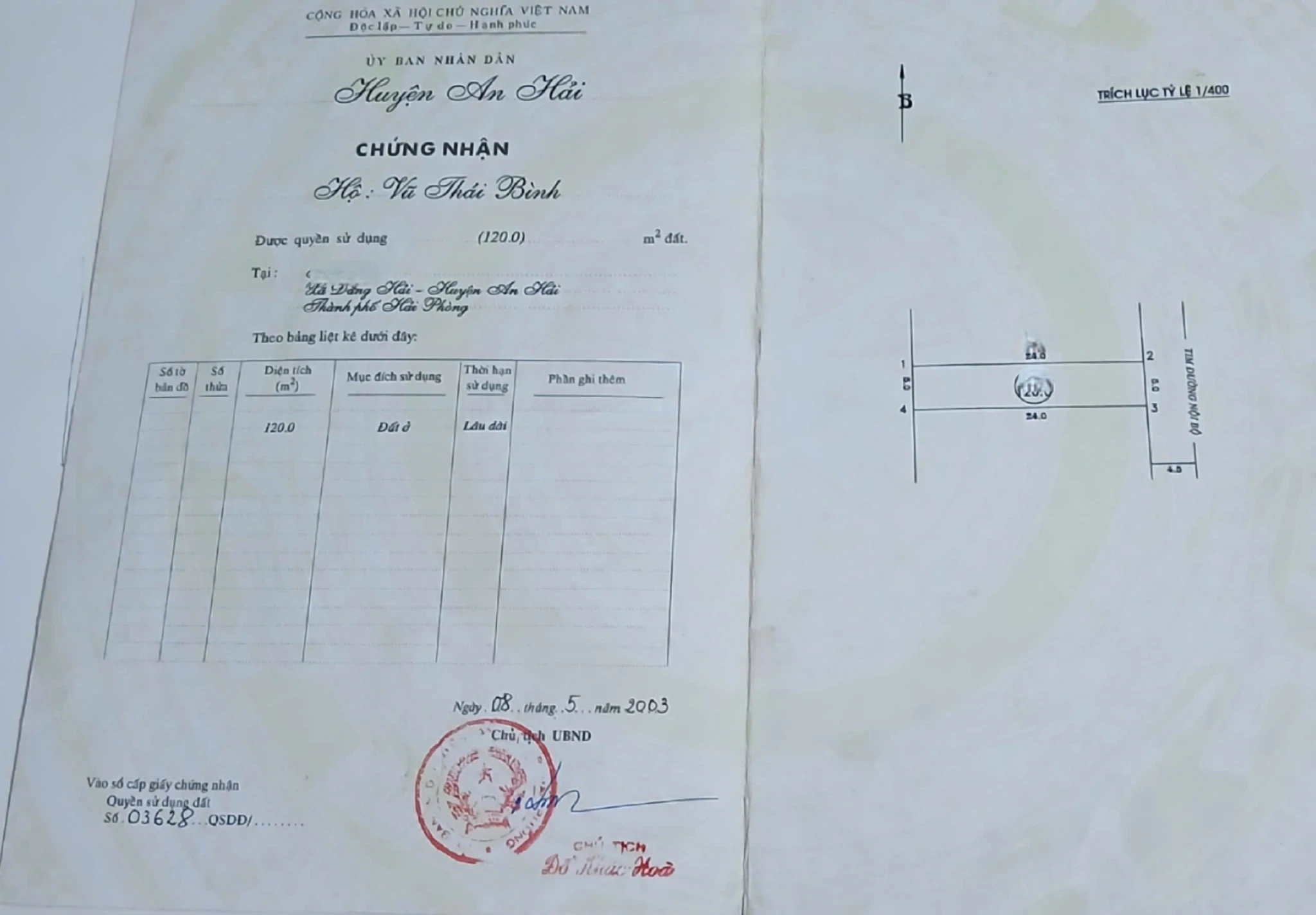 Bán đất tái định cư Đường Dứa Đằng Hải Hải An giá đầu tư hấp dẫn