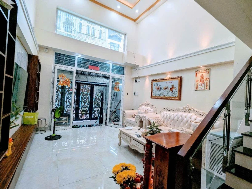 BÁN NHÀ 4 TẦNG PHẠM HỮU LẦU – Q7 - HXH - NGANG 4.6 M - GiÁ 7x TỶ .