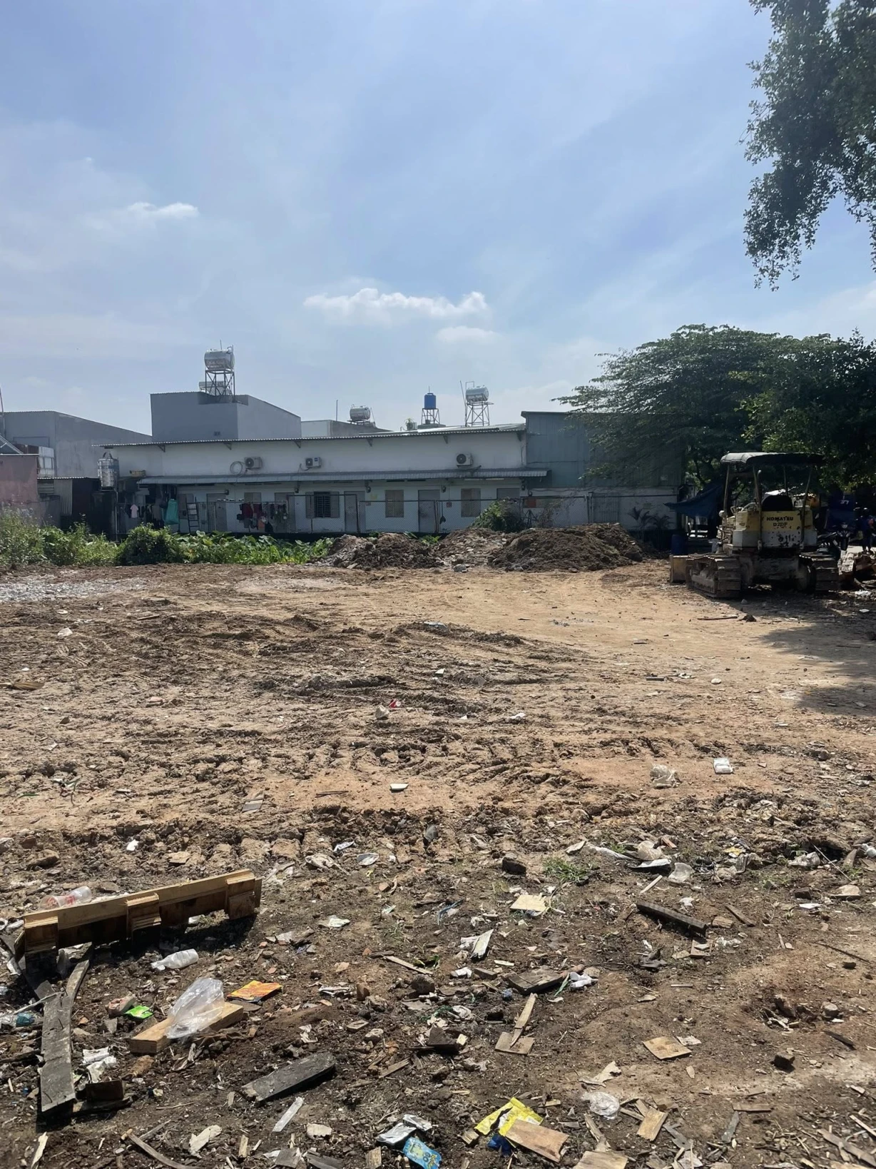 Bán đất mặt tiền đường nhựa 6m ngang 5x21m giá 4,5 tỷ Đường Đông Thạnh 7-1