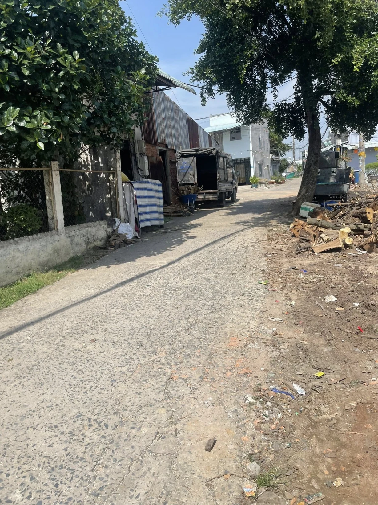 Bán đất mặt tiền đường nhựa 6m ngang 5x20m giá 4,5 tỷ Đường Đông Thạnh 7-1