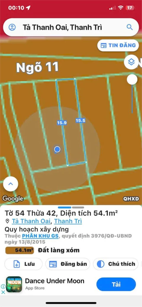 🏡 BÁN ĐẤT TẢ THANH OAI – THANH TRÌ  NGÕ 11