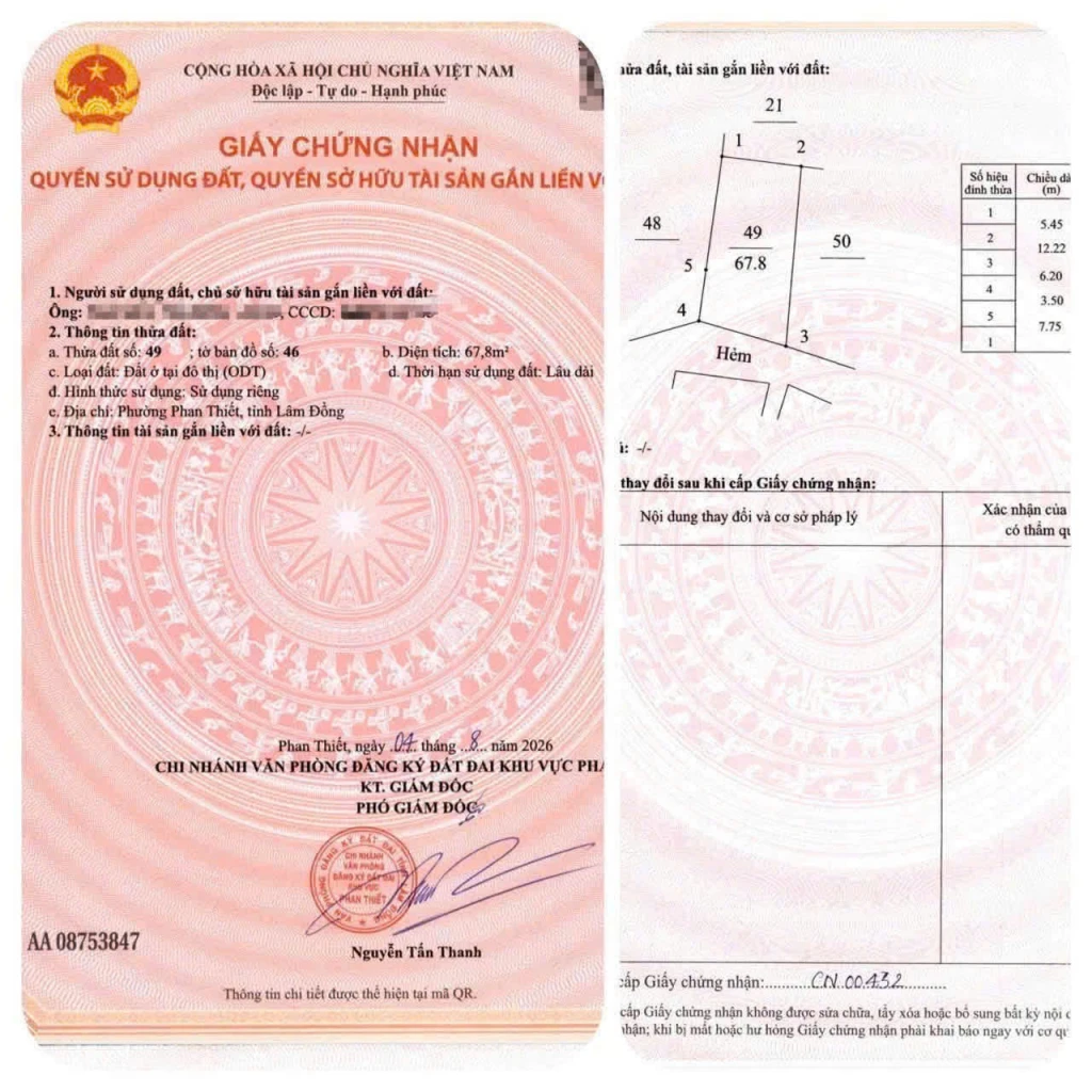 ĐẤT THỔ CƯ BÌNH HƯNG - T. LÂM ĐỒNG mới