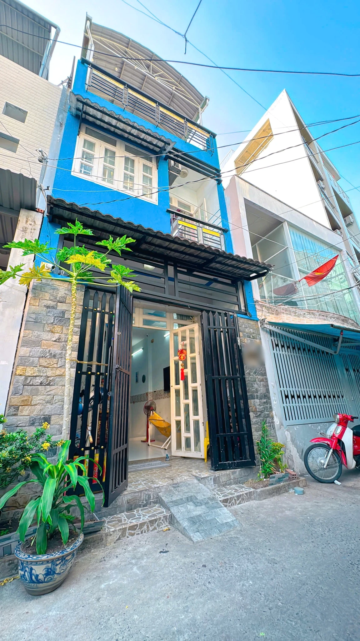 Nhà 3 lầu hẻm Âu Dương Lân, P.Chánh Hưng – hoàn công đầy đủ