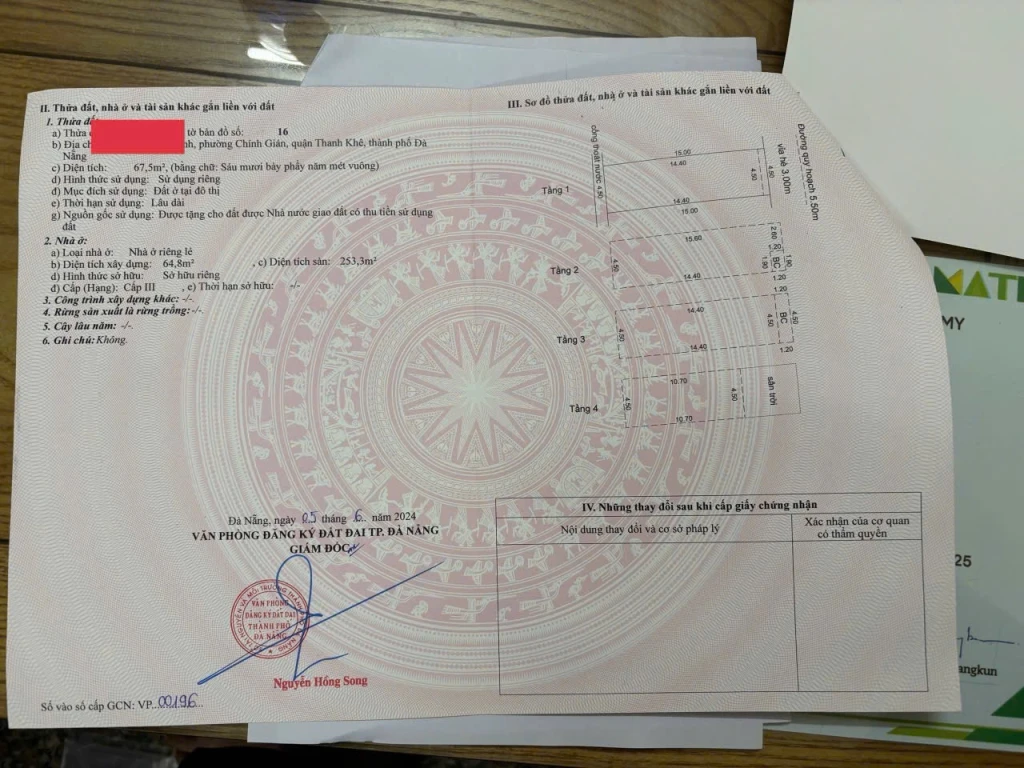 Bán nhà 4 tầng mặt tiền Lê Duy Đình