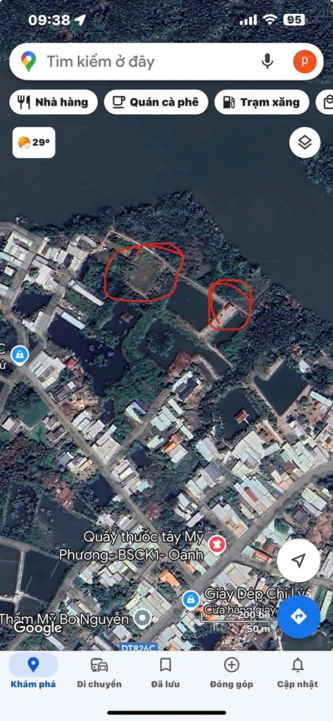 Đất thổ cư xã Phước Lại, Cần Giuộc. 960m2 giá 3,7 tỷ