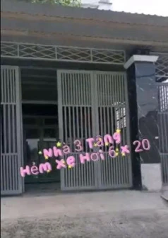 NHÀ 3 TẦNG 6×20 HẺM XE HƠI NGỦ TRONG NHÀ