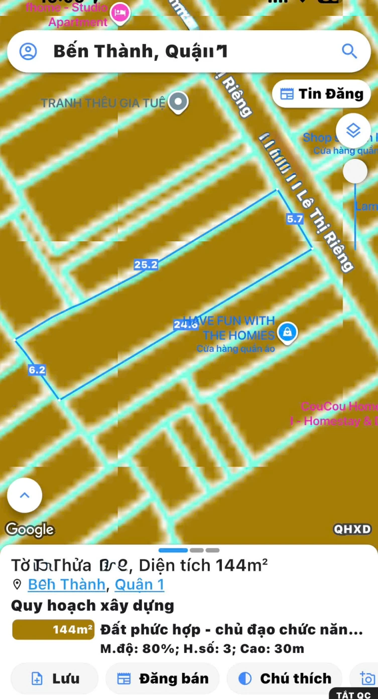 BÁN NHÀ 2 TẦNG HXH Đ.LÊ THỊ RIÊNG, Q1 - NGANG HIẾM 6M*26M NỞ HẬU VUÔNG CHUẨN ĐẸP - CHÍNH CHỦ 1 ĐỜI - LIÊN HỆ GIANG GIANG: 093.86.76.685