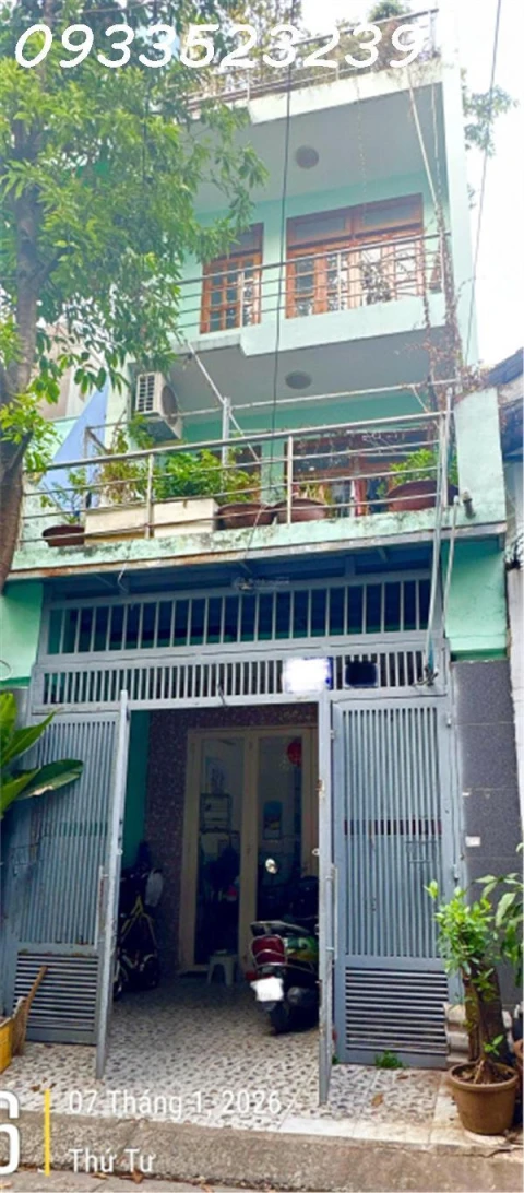 Bán gấp nhà Quang Trung, ngay Emart2 hẻm xe hơi thông 6m khu phân lô đồng bộ 8,6 tỷ 4 tầng 67m2