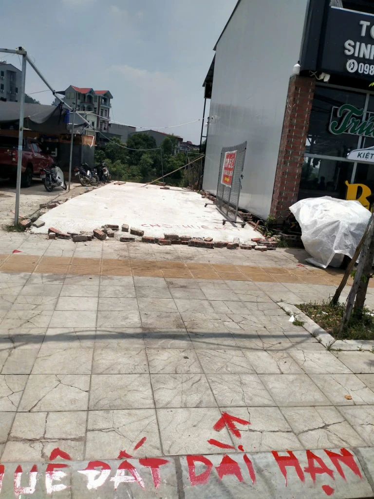 Cho thuê dài hạn lô đất mặt đường Tam Giang, Vân Dương, tp.Bắc Ninh, đường vào Cổng KCN Quế Võ 1 và Lãm Làng.