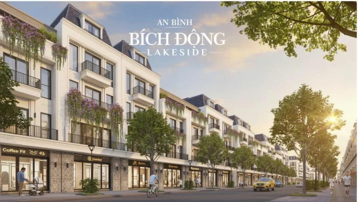 Bán lô liền kề Bích Động Lakeside – đường 19m – mặt tiền 6m  – diện tích 90m² – từ 63 triệu/m²
