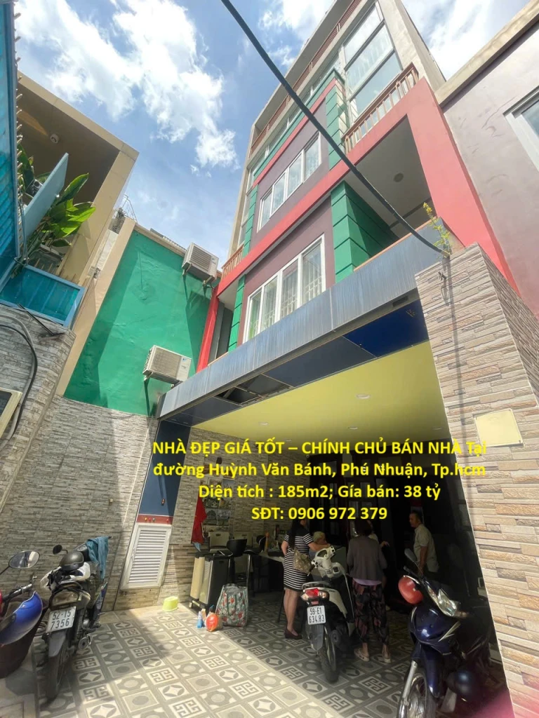 NHÀ ĐẸP GIÁ TỐT – CHÍNH CHỦ BÁN NHÀ Tại đường Huỳnh Văn Bánh, Phú Nhuận, Tp.hcm