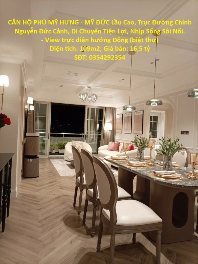 CĂN HỘ PHÚ MỸ HƯNG - MỸ ĐỨC Lầu Cao, Trục Đường Chính Nguyễn Đức Cảnh, Di Chuyển Tiện Lợi, Nhịp Sống Sôi Nổi.