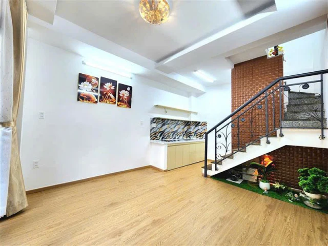 Chỉ hơn 3 tỷ xíu có ngay nhà mới đẹp 2 tầng ngang 3m8, đường Nguyễn Văn Lượng Lotte Mart.