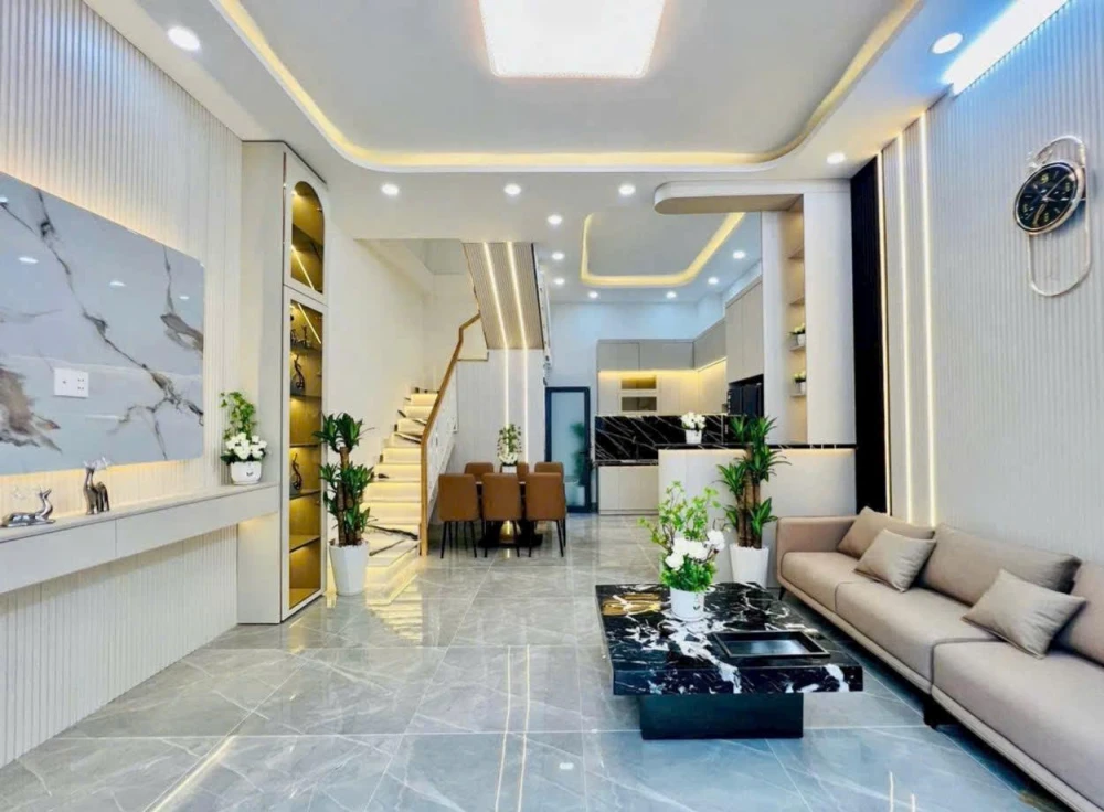 Nhà mới Huỳnh Tấn Phát, gần trường, cạnh Phú Mỹ Hưng, chỉ hơn 5 tỷ