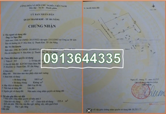 ⭐️Chính chủ bán đất tặng nhà tại Cù Chính Lan, Thanh Khê, Đà Nẵng, giá 16 tỷ - 0913644335